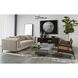 Quill 51 X 27.5 inch Grey / Antique Brass Coffee Table